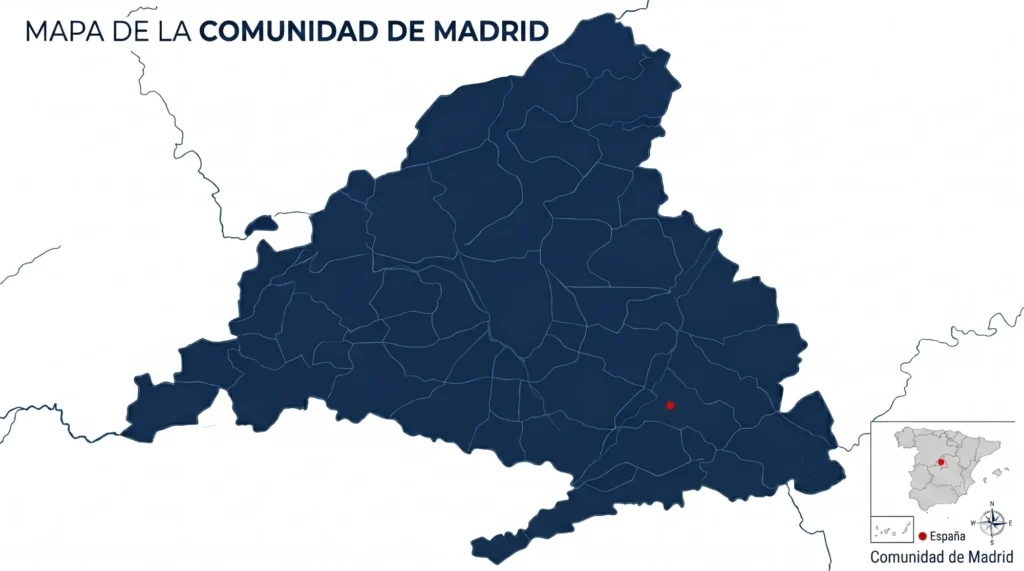 Mapa comunidad Madrid