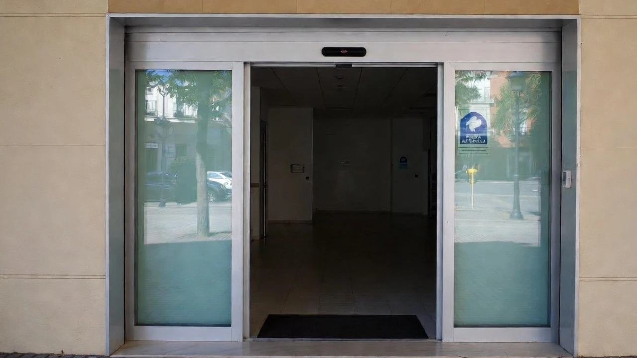 puerta automatica abierta w